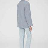 Anine Bing  Quinn Blazer in Steel Blue