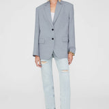 Anine Bing  Quinn Blazer in Steel Blue