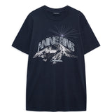 Anine Bing Walker Tee California in Vintage Black