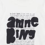 Anine Bing Walker Tee Spray Paint in Ivory