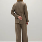 A Emery Bennett Jacket in Flax Melange