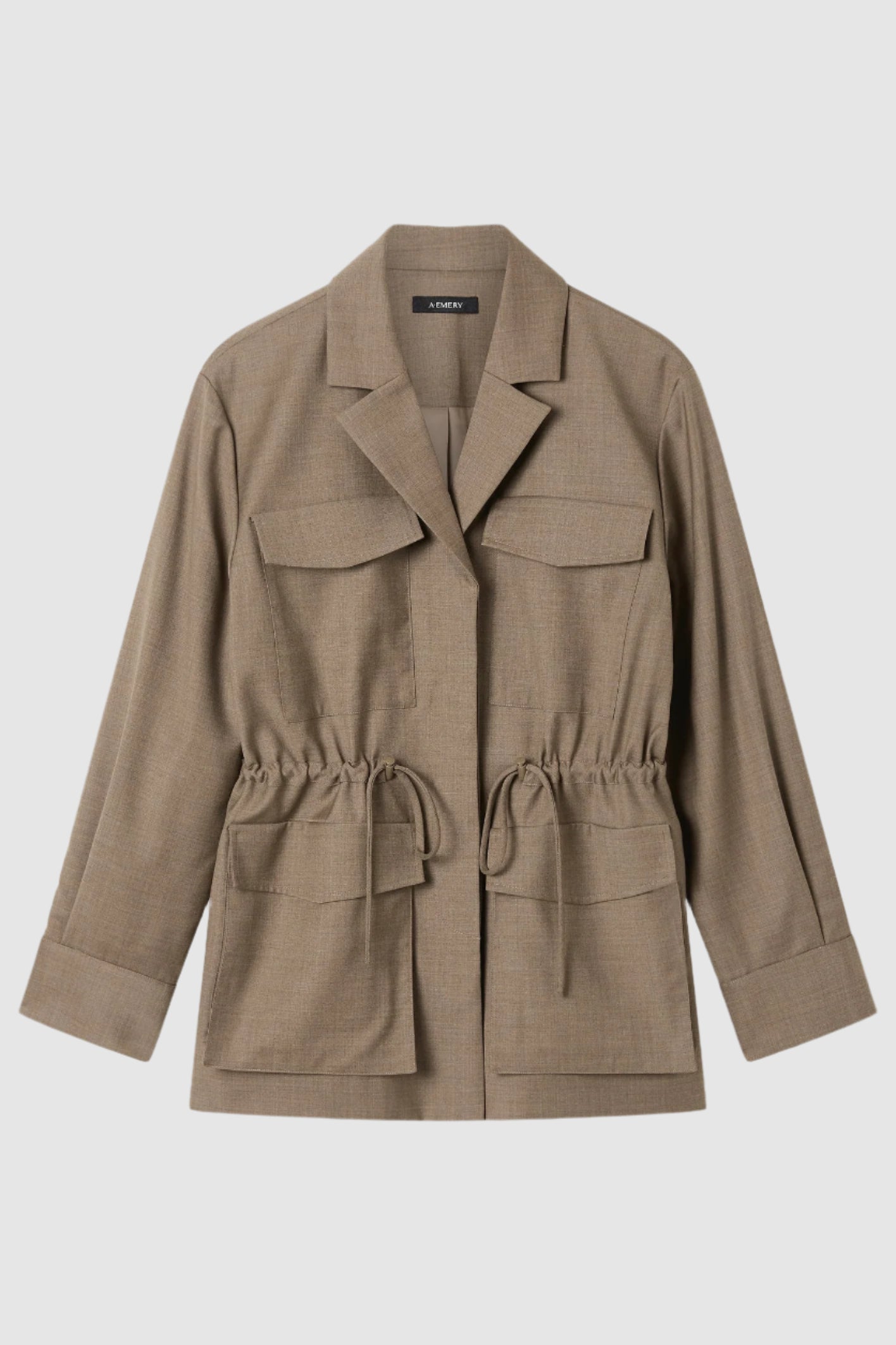 A Emery Bennett Jacket in Flax Melange