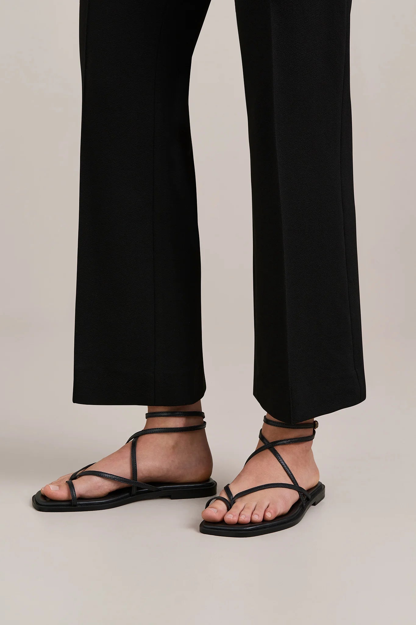 A Emery Davis Sandal in Black