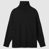 A Emery Gibson Funnel Knit in Black