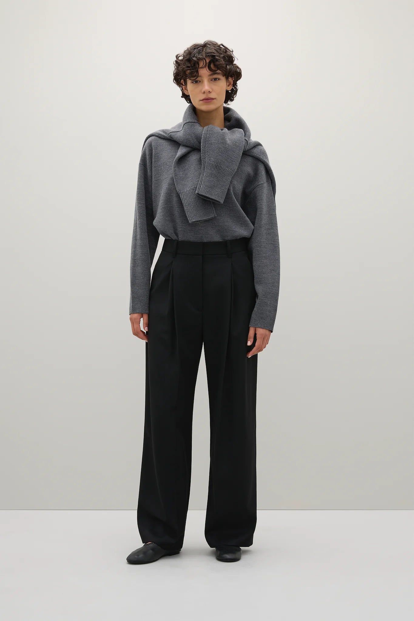 A Emery Goddard Pant in Black