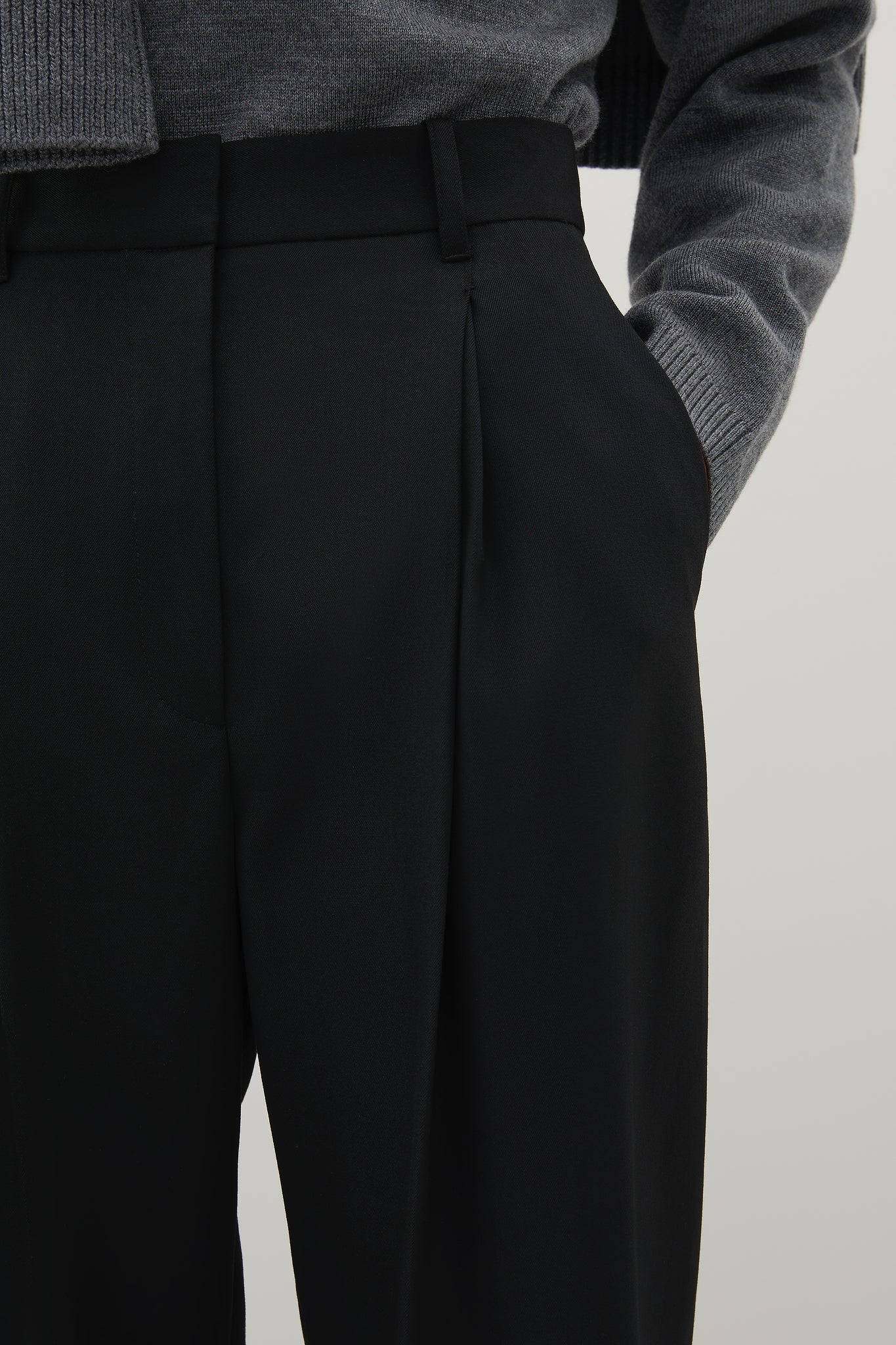 A Emery Goddard Pant in Black