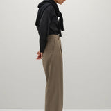 A Emery Goddard Pant in Flax Melange