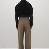 A Emery Goddard Pant in Flax Melange