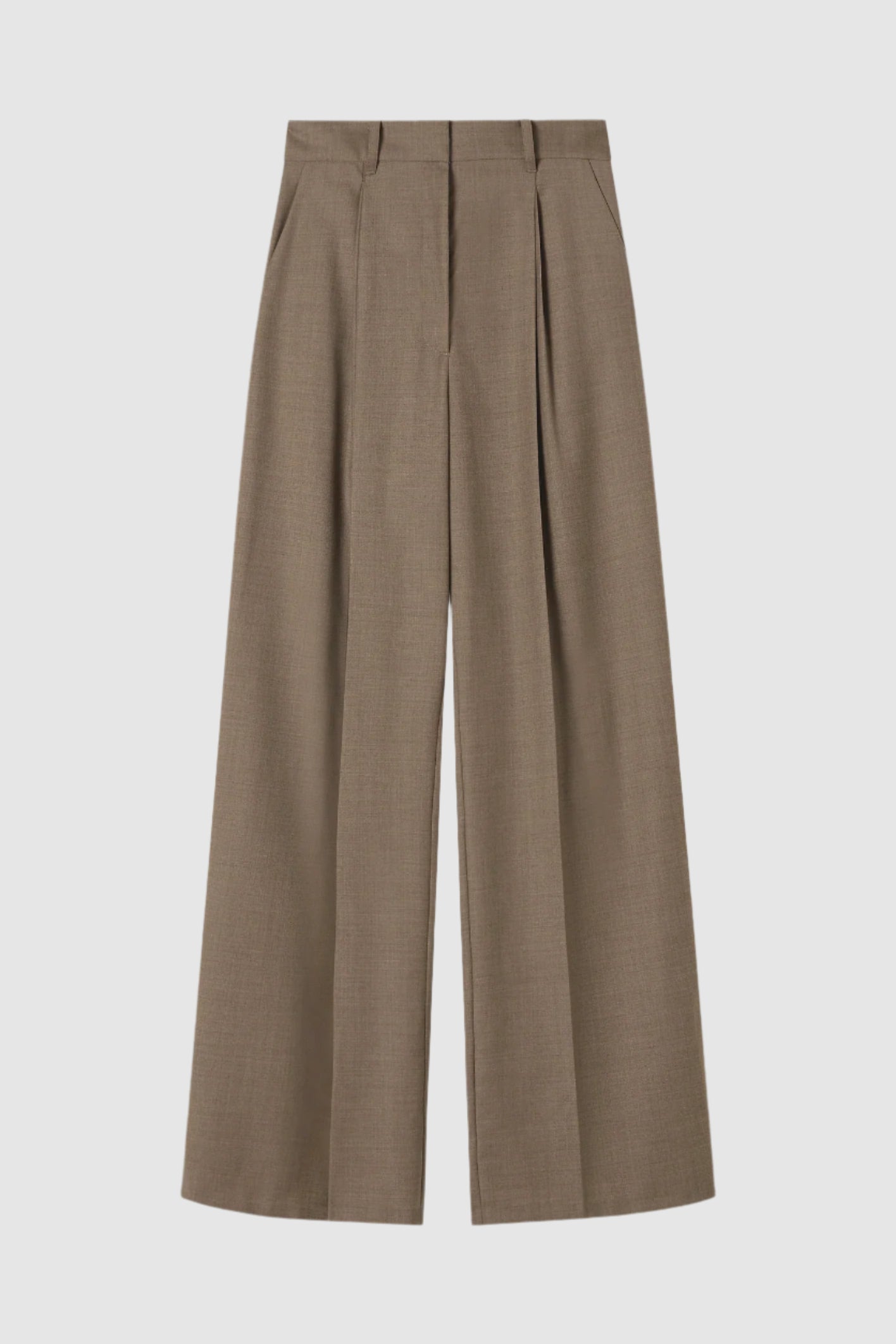 A Emery Goddard Pant in Flax Melange