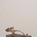 A Emery Jalen Slim Sandal in Caribou Suede