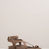A Emery Jalen Slim Sandal in Caribou Suede