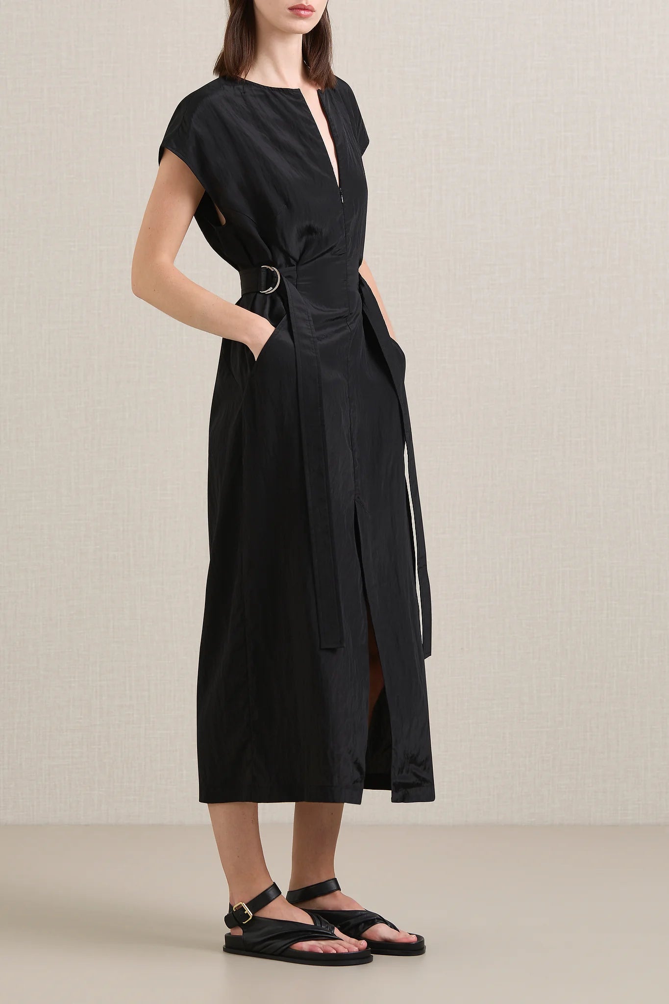 A Emery Malette Dress in Black