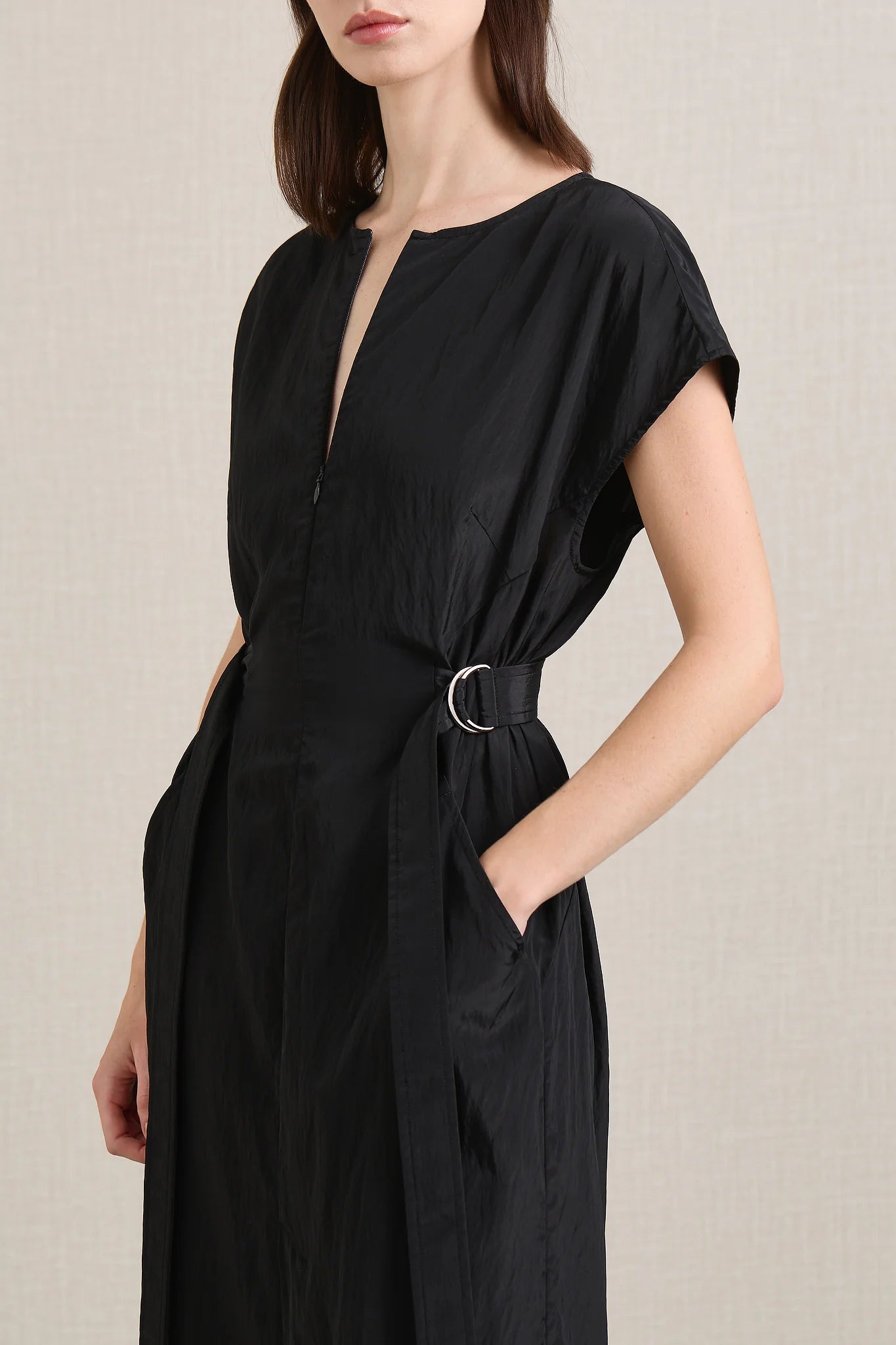 A Emery Malette Dress in Black