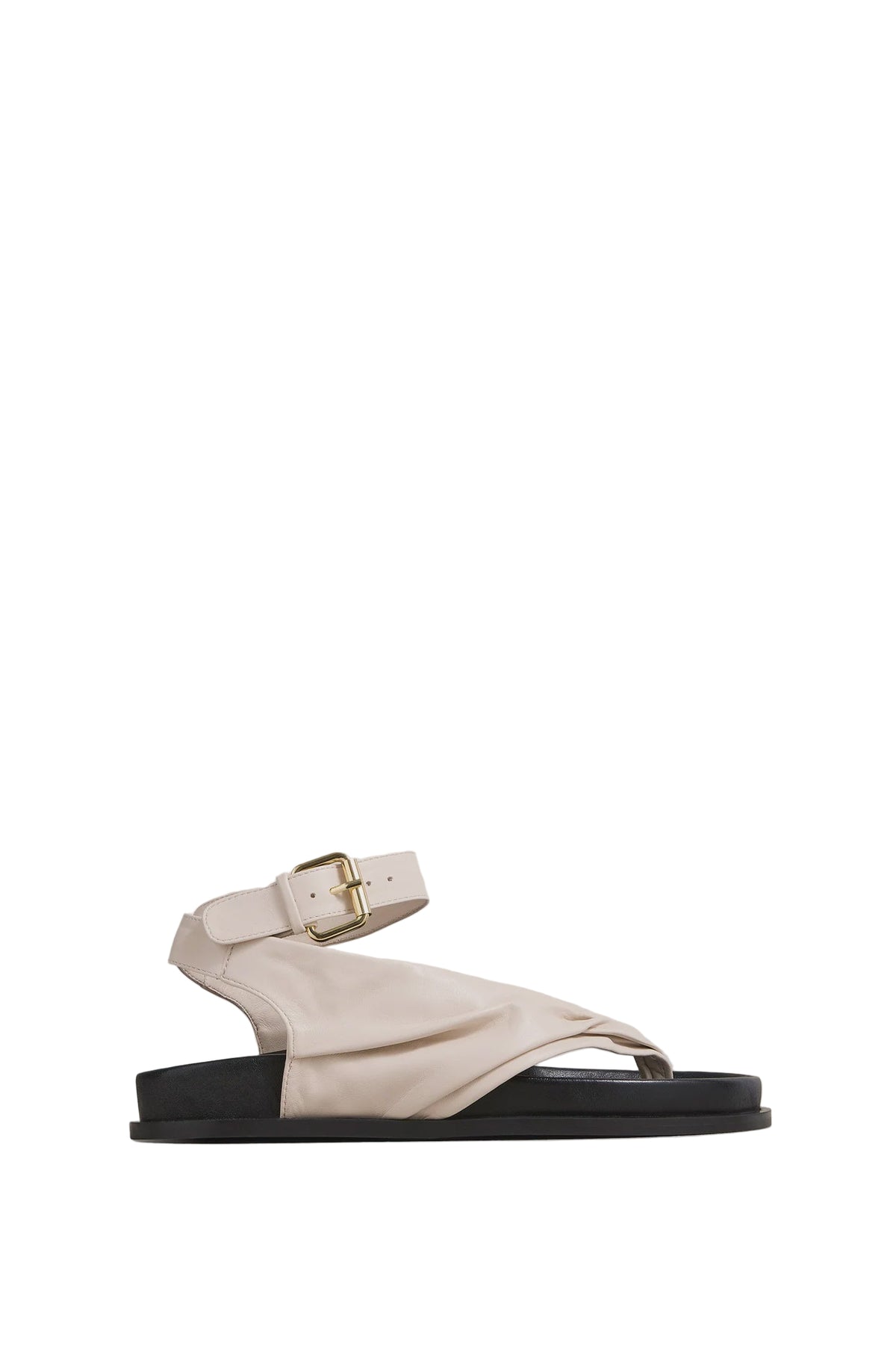A Emery Mantei Sandal in Eggshell | Denim Iniquity