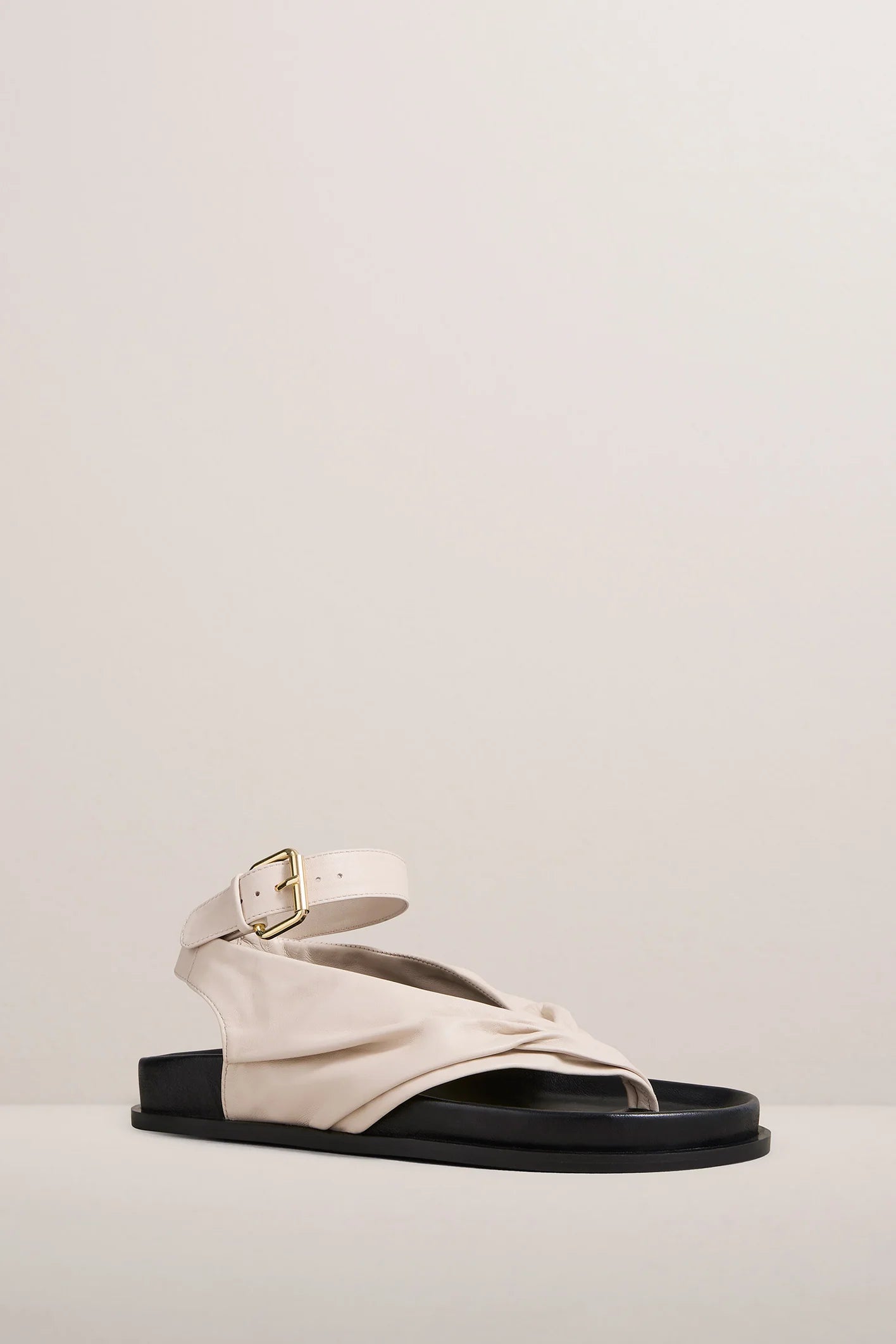 A Emery Mantei Sandal in Eggshell