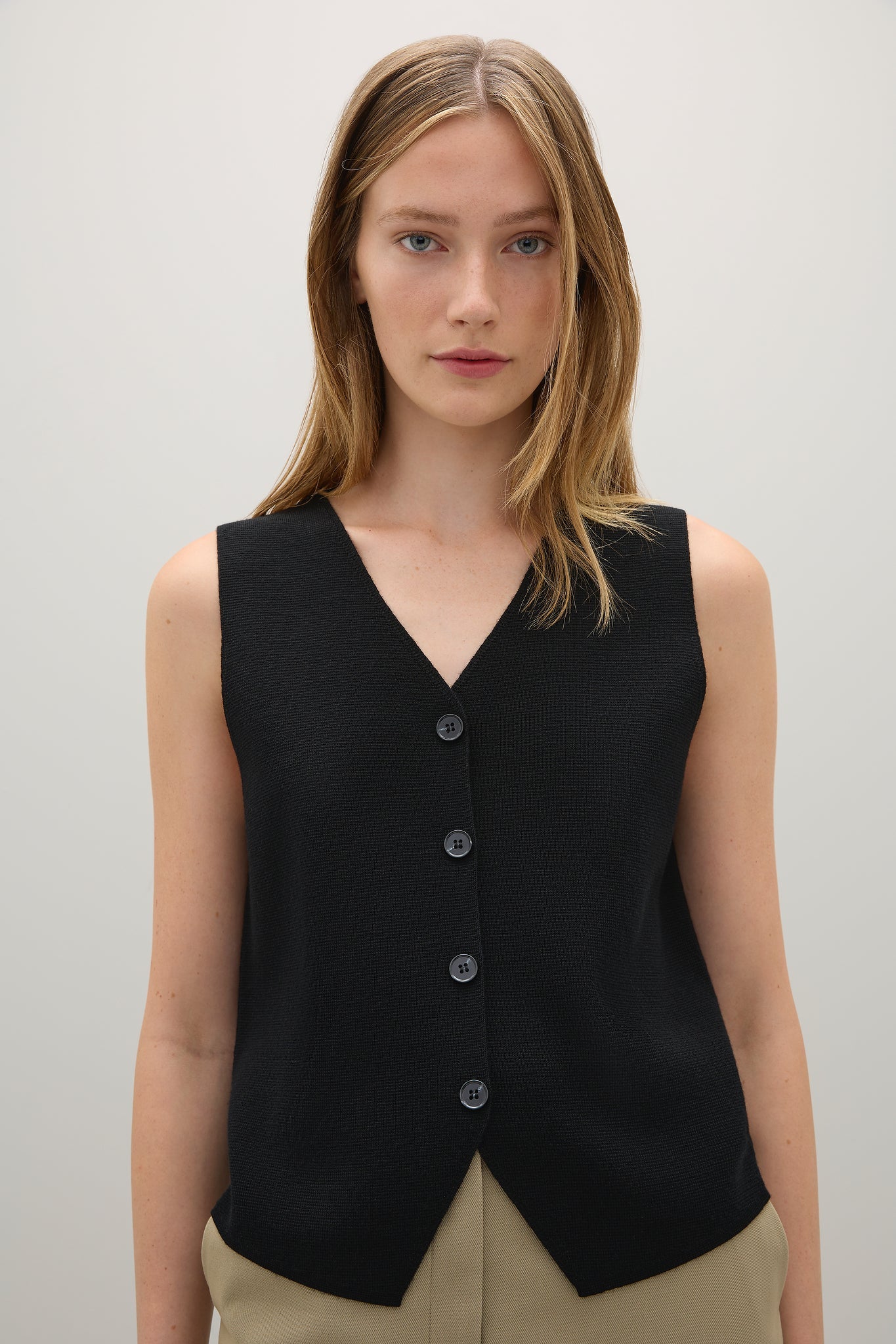 A Emery Nelson Vest in Black