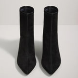 A Emery Ophelia Boot in Black Suede