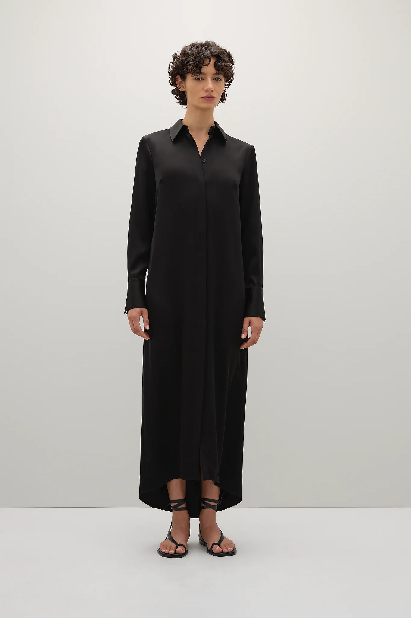 A Emery Philippa Dress in Black