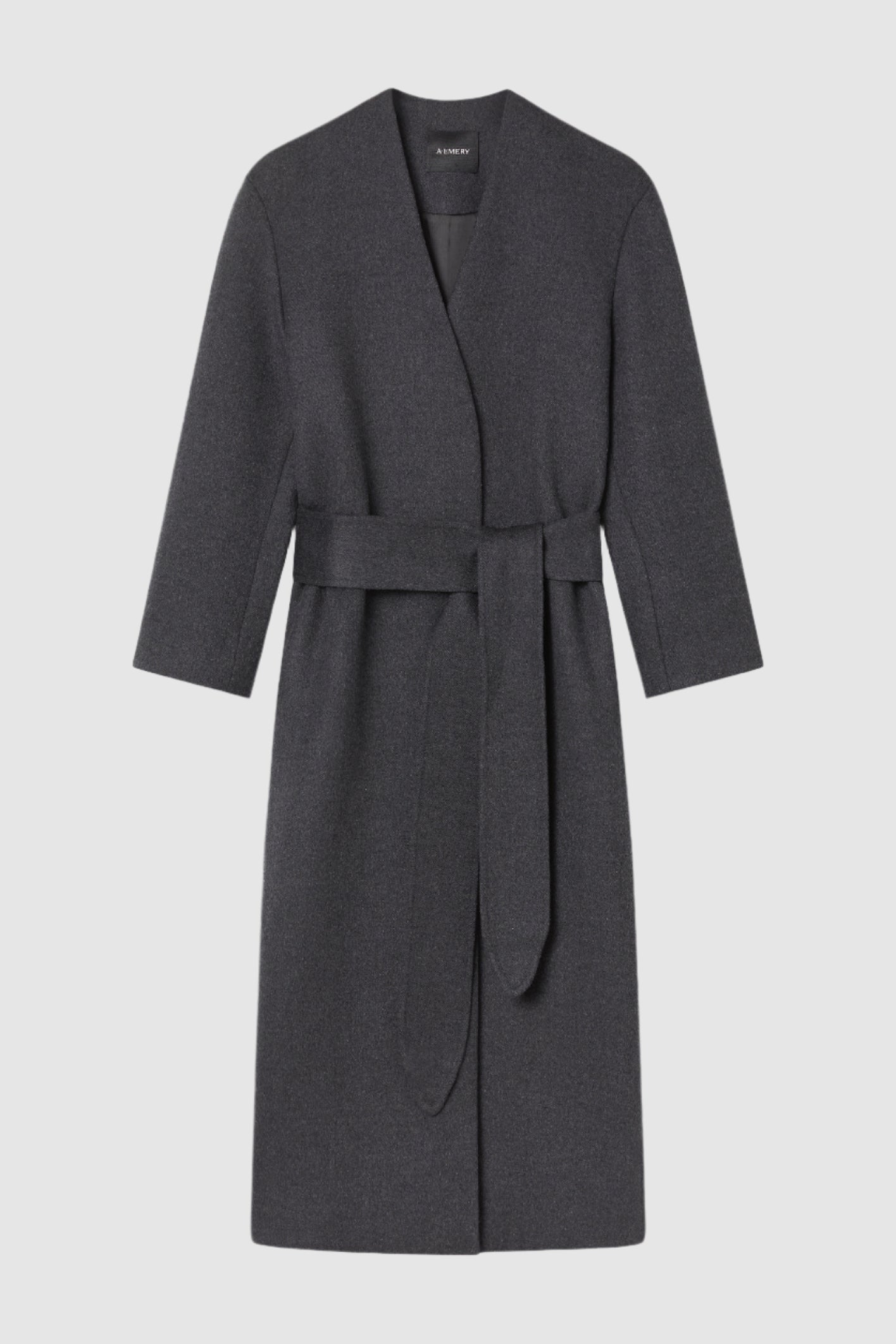 A Emery Veronique Coat in Charcoal Melange