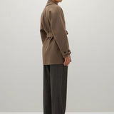 A Emery Wilder Jacket in Flax Melange