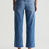 AG Jeans Saige Wide Leg Crop in Oceanic