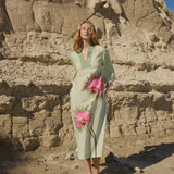 Aston Studio Bridget Dress in Meadow Phalae