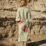 Aston Studio Bridget Dress in Meadow Phalae