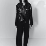 Agolde Low Curve Jean in Black Tar