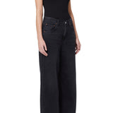 Agolde Low Curve Jean in Black Tar