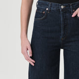 Agolde Ren High Rise Wide Leg in Polished