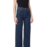 Agolde Ren High Rise Wide Leg in Polished