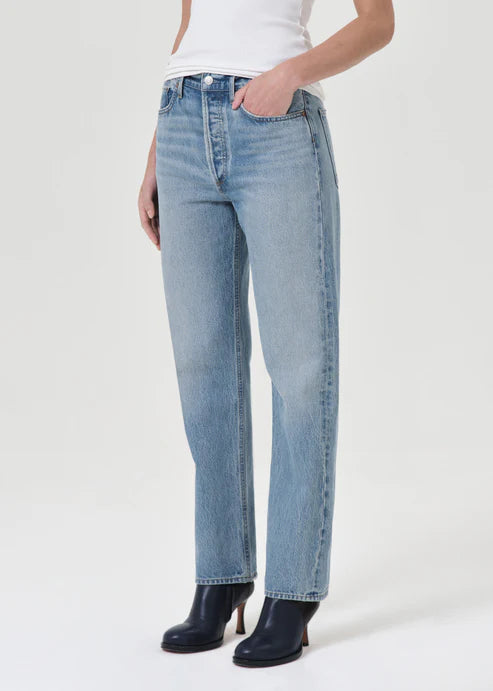 Agolde 90's Pinch Waist High Rise Jean in Infinite