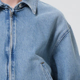 Agolde Nile Denim Blouson Jacket in Space