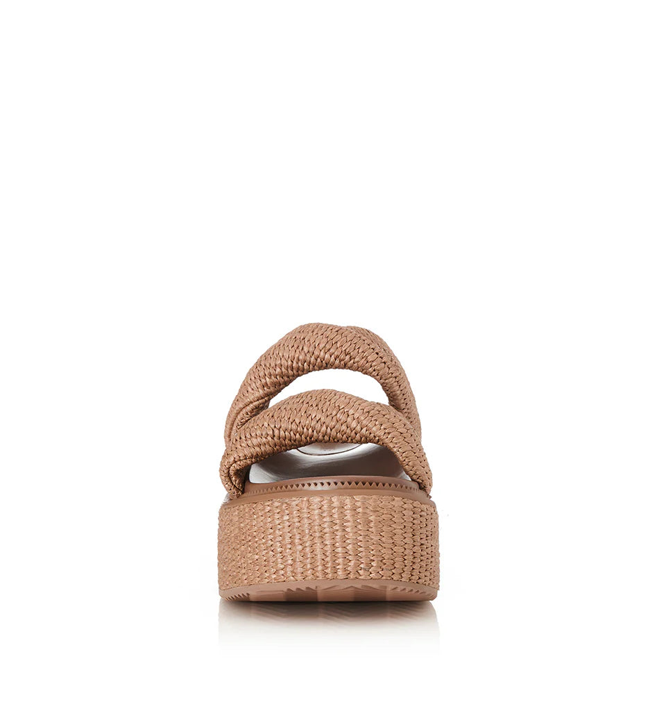 Alias Mae Yvette Sandal in Pecan Raffia