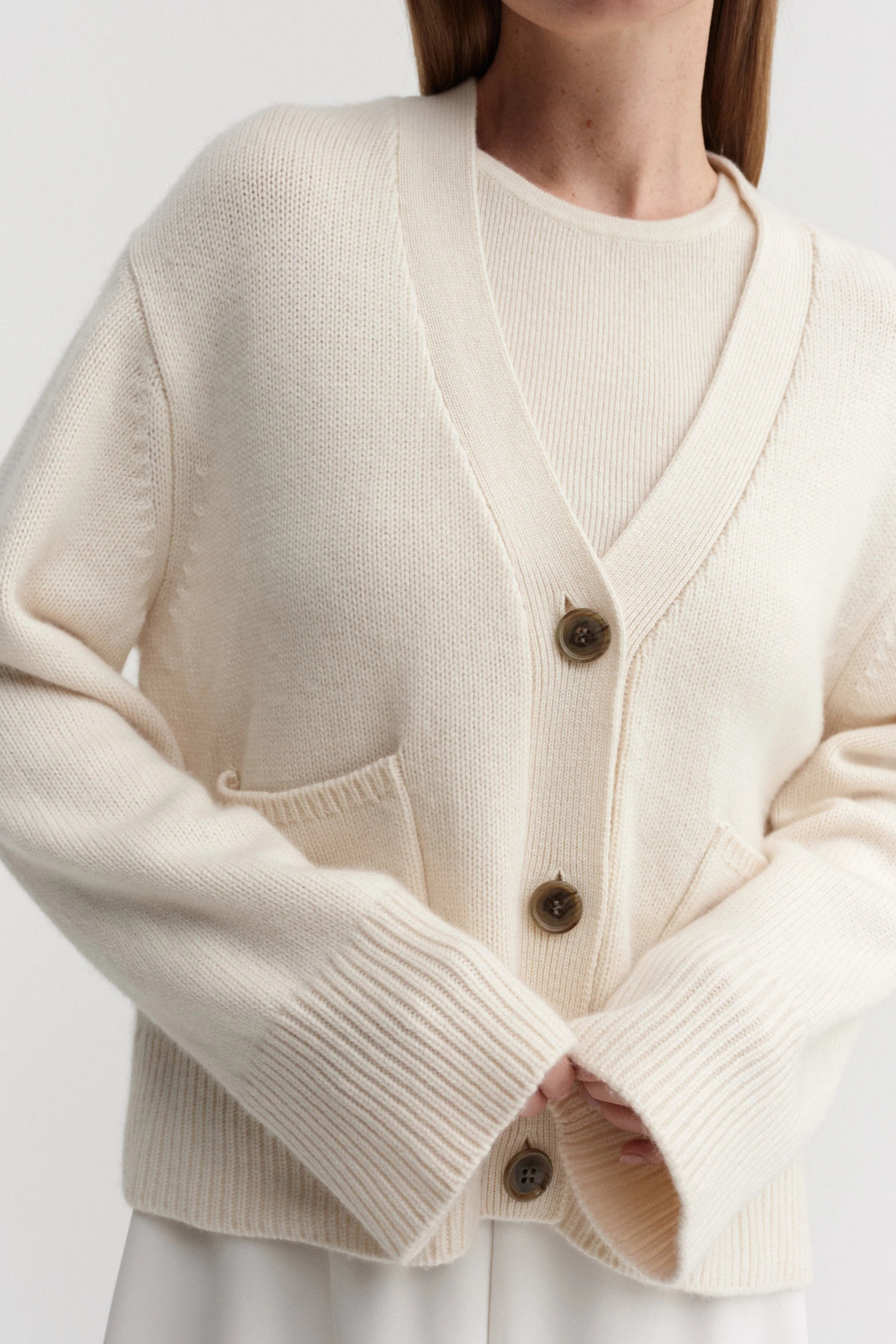 Almada Beja Cardigan in Cream