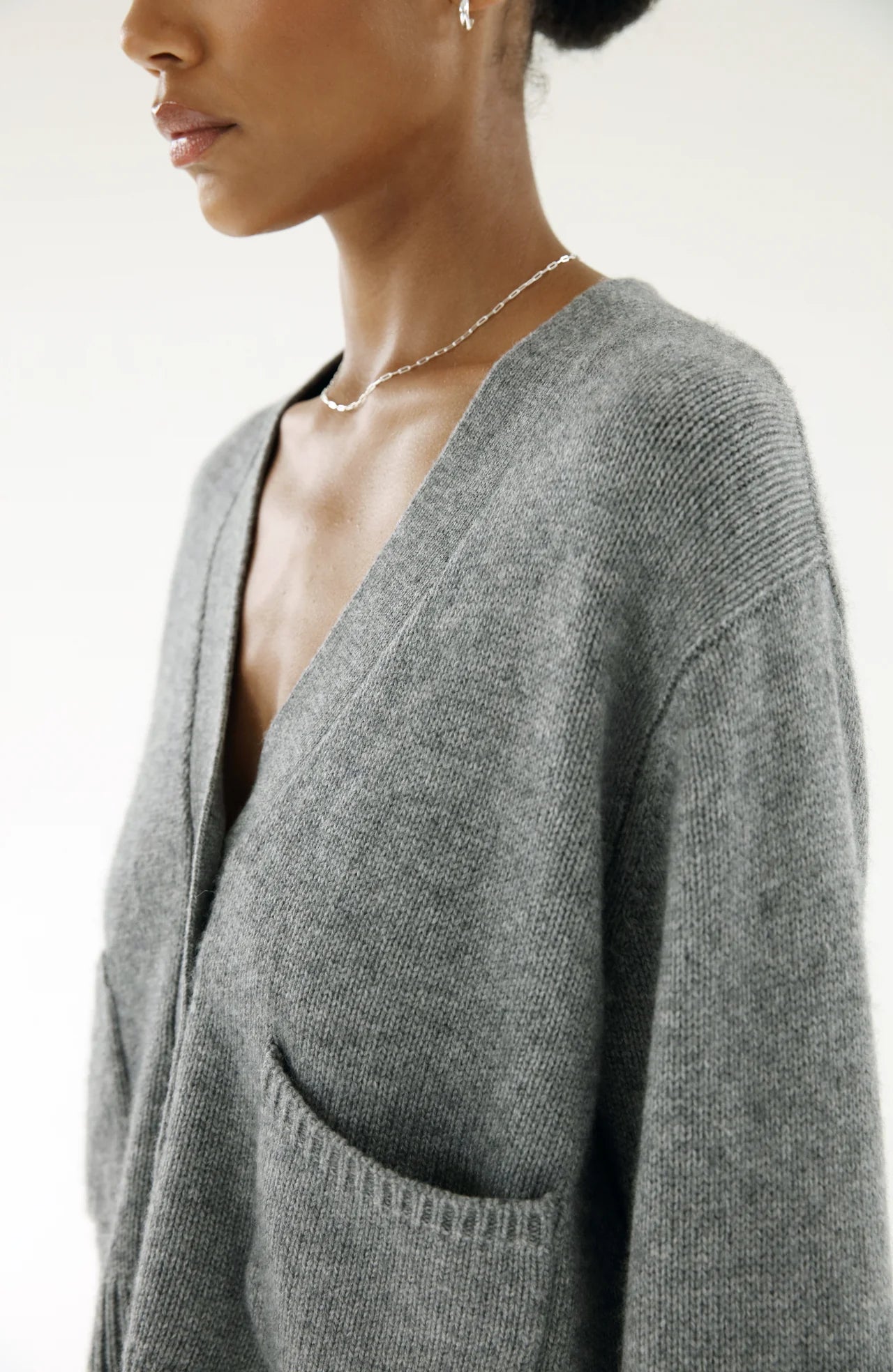 Almada Beja Cardigan in Grey