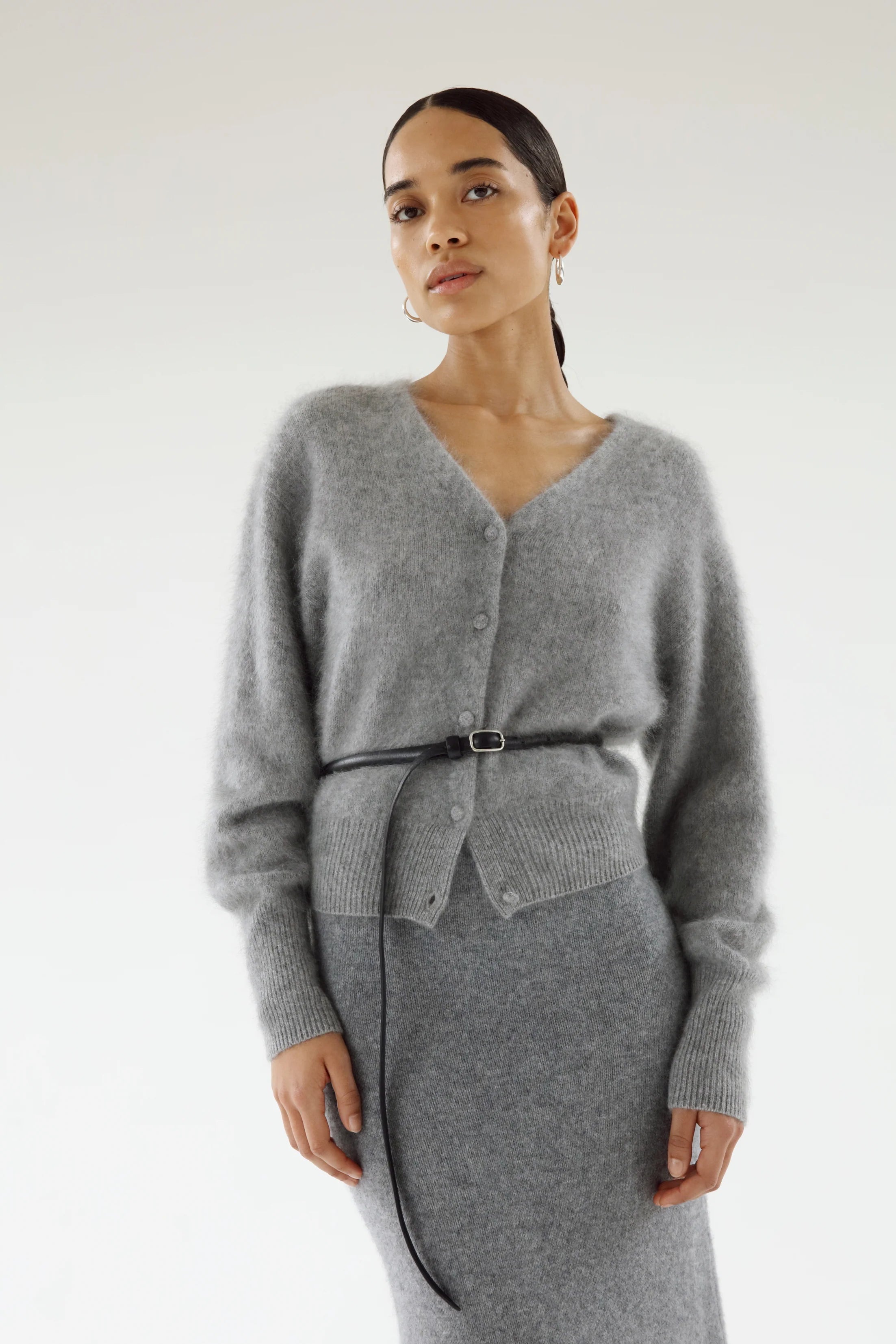 Almada Esme Cardigan in Grey