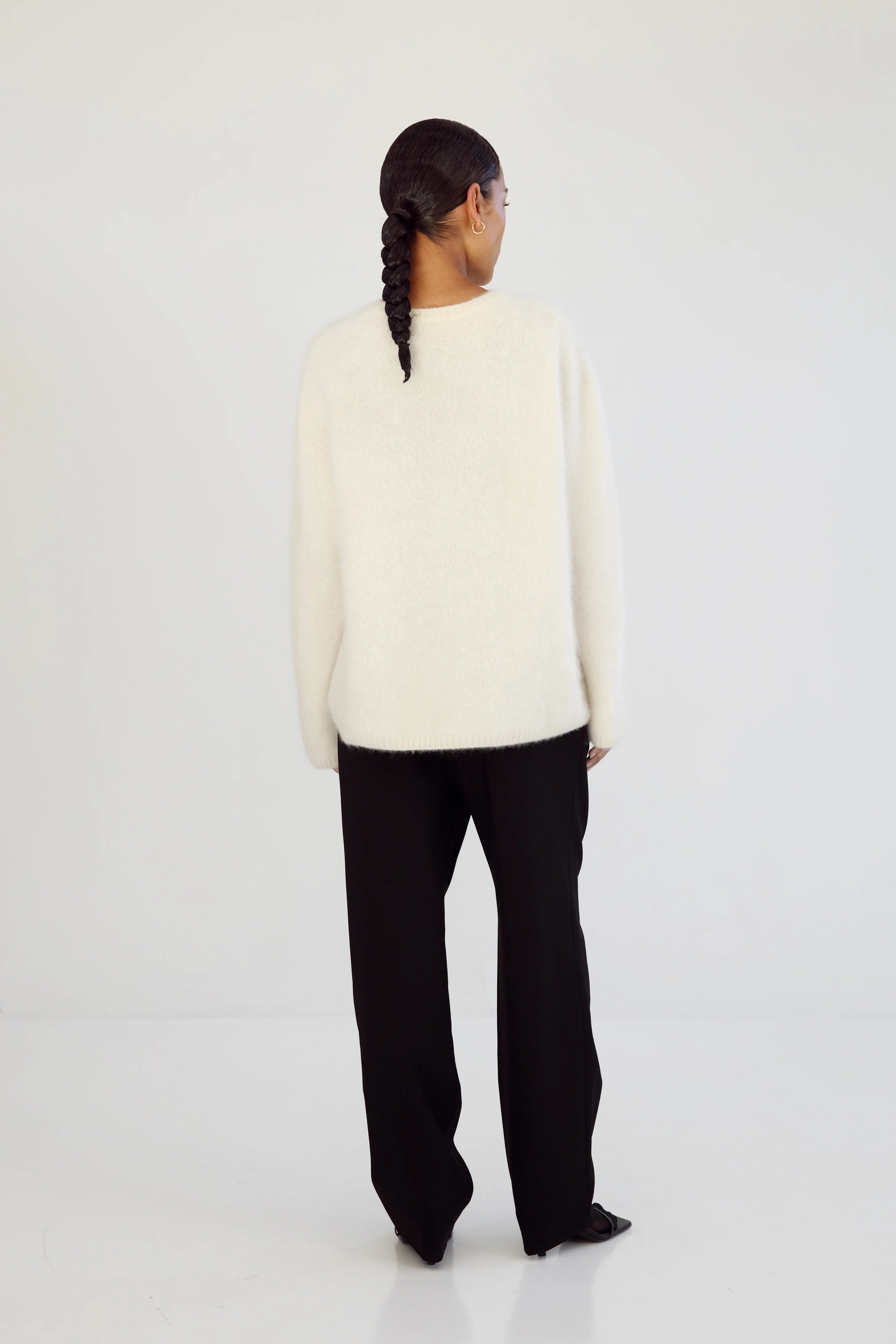 Almada Floy Cashmere Sweater in Cream