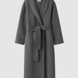 Almada Mara Double Coat in Dark Grey
