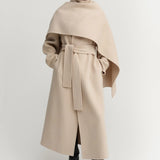 Almada Micha Double Scarf in Sand
