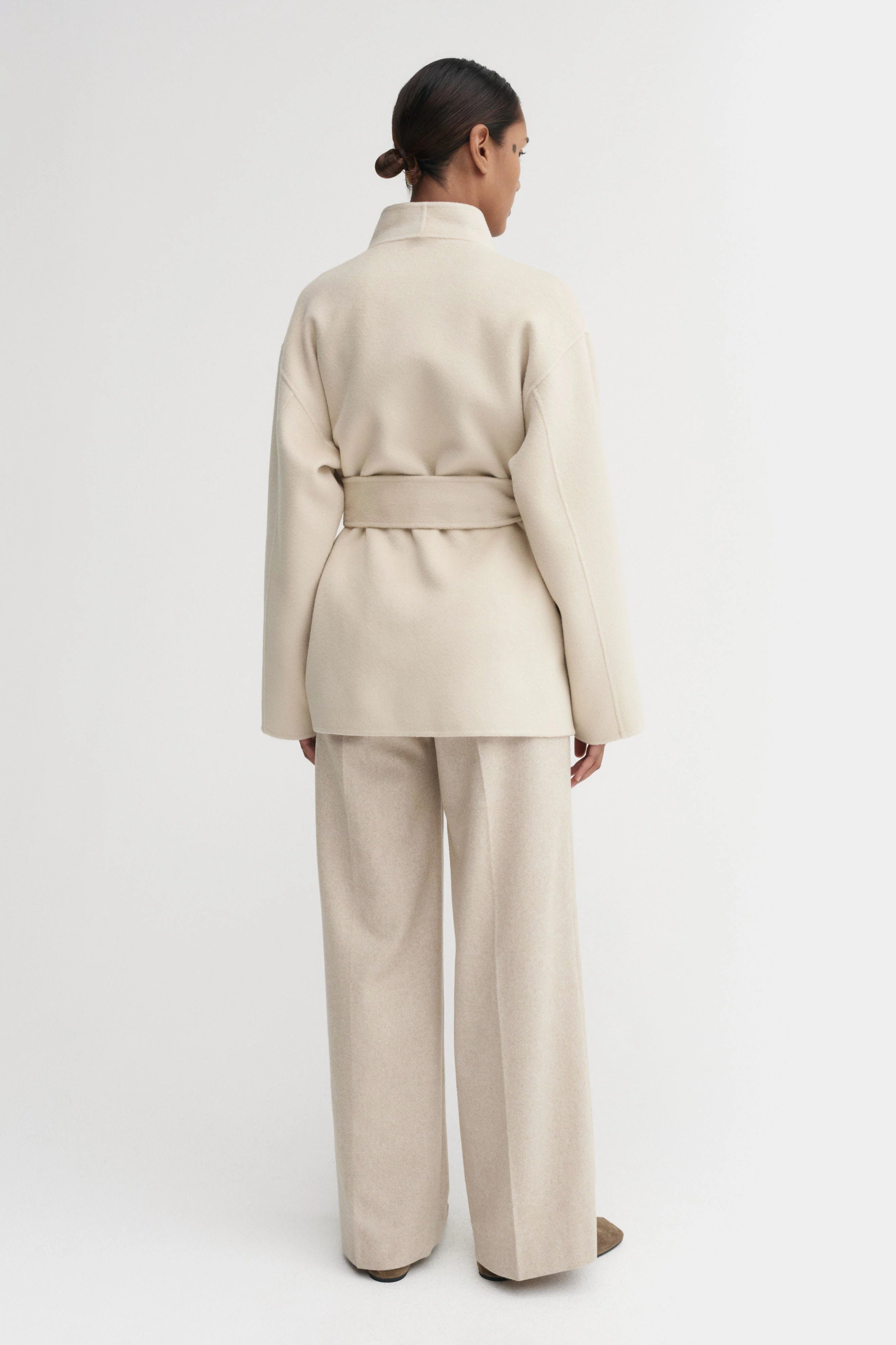 Almada Noorie Double Coat in Sand