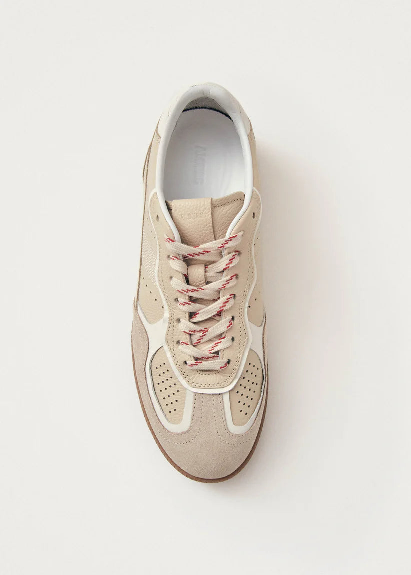 Alohas Tb.490 Rife Grain Leather Sneaker in Cream