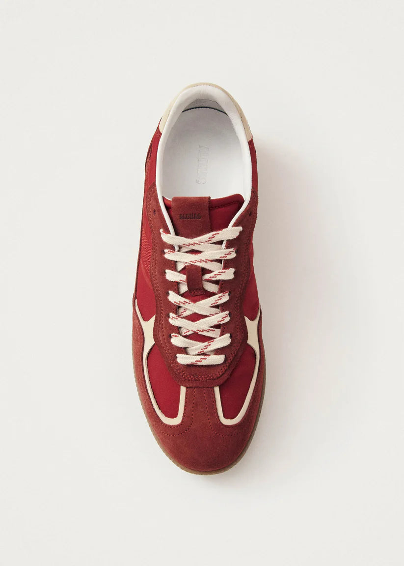 Alohas Tb.490 Rife Sheen Leather Sneaker in Red