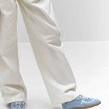Alohas Tb 490 Rife Leather Sneaker in Cornflower Blue Cream