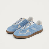 Alohas Tb 490 Rife Leather Sneaker in Cornflower Blue Cream
