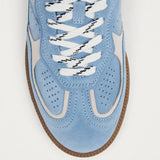 Alohas Tb 490 Rife Leather Sneaker in Cornflower Blue Cream
