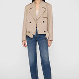 Anine Bing Greer Jacket in Oatmeal