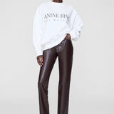Anine Bing Jaci Sweatshirt Los Angeles in Ivory