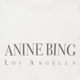 Anine Bing Jaci Sweatshirt Los Angeles in Ivory