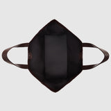Anine Bing Large Rio Tote in Dark Brown Recycled Leather